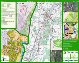 Atrask Krekenavą žemėlapis